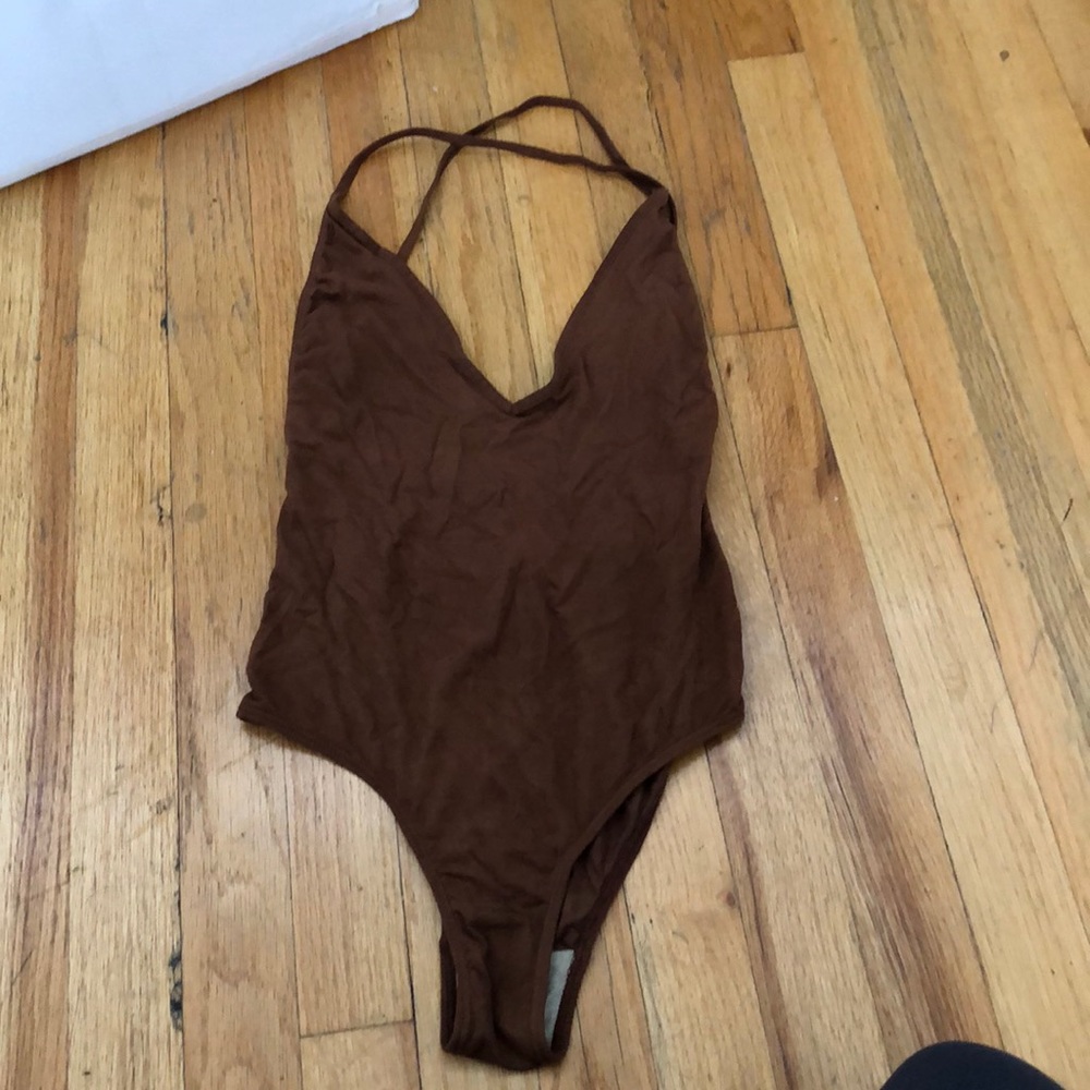Blue Life Suede Bodysuit